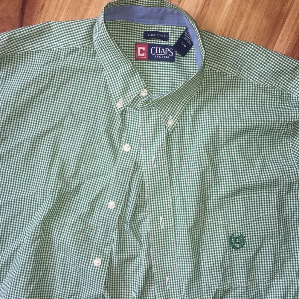 3 for $10 - Green button down w/free item